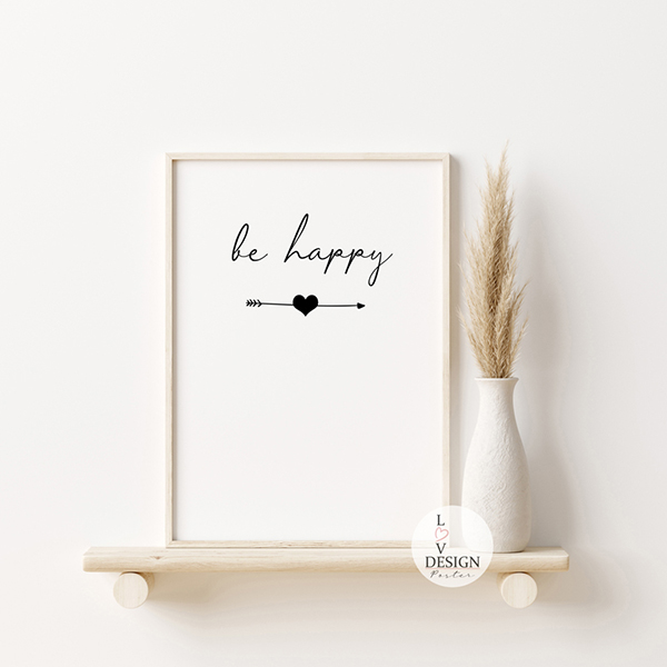 Poster be happy